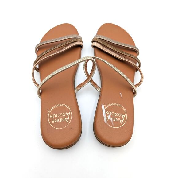 André Assous Nolan Strappy Sandal Women's Metallic Multi Size US8 - Picture 9 of 11